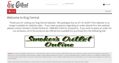 Desktop Screenshot of ecigcentral.com